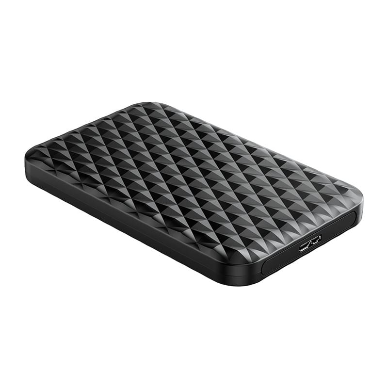 orico-2.5"-5gbps|usb3.0|diamond-pattern-design|supports-up-to-4tb---hard-drive-enclosure---black-3-image