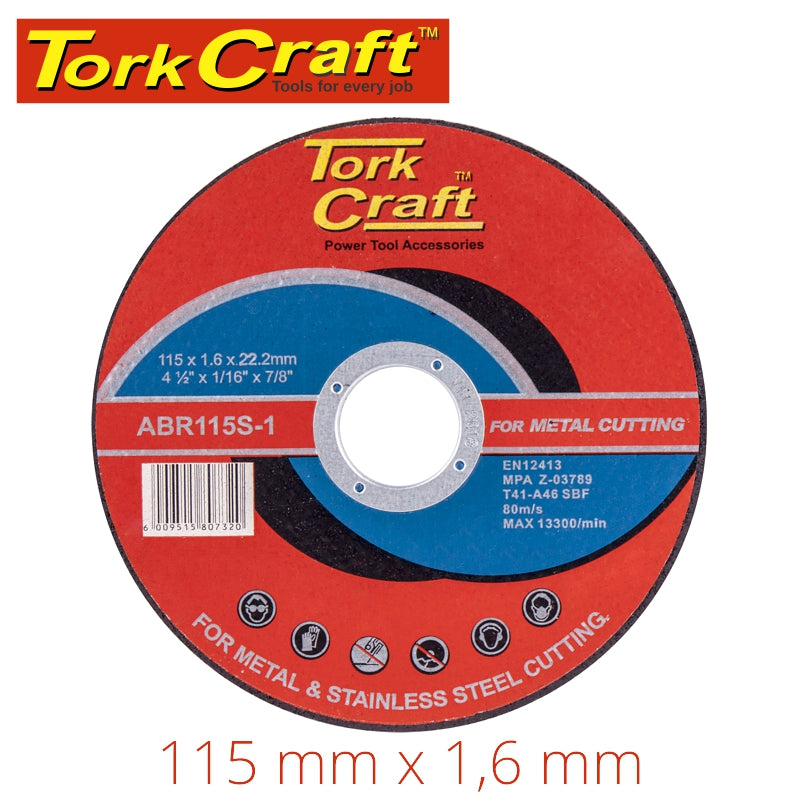 tork-craft-cutting-disc-metal-&-ss-115-x-1.6-x-22.2-mm-abr115s-1-1