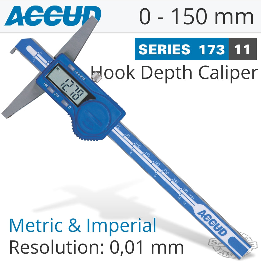 accud-dig.-caliper-150mm-0.04mm-acc.-hook-depth-0.01mm-res.-s/steel-ac173-006-11-1