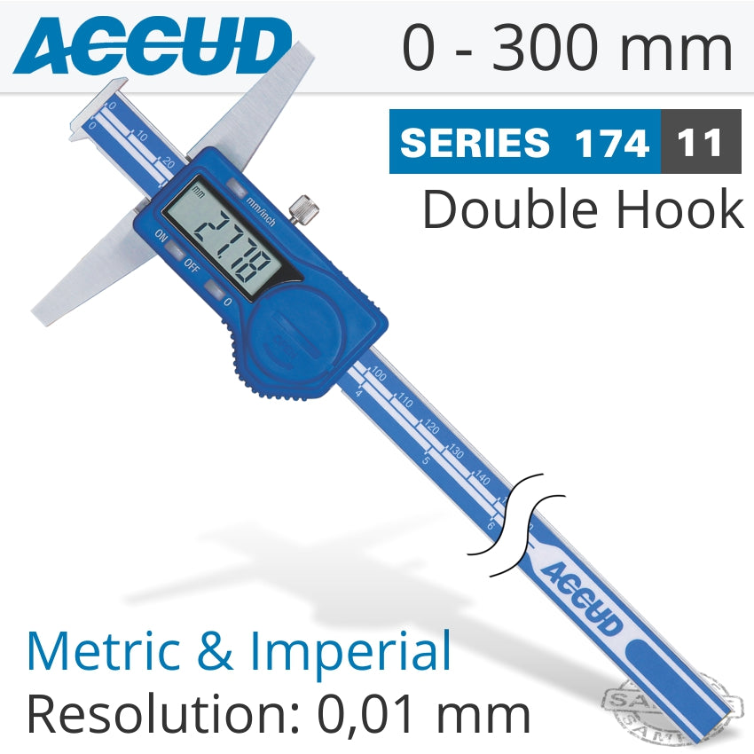 accud-dig.-caliper-300mm-0.04mm-acc.-double-hook-depth-0.01mm-res.-s/steel-ac174-012-11-1