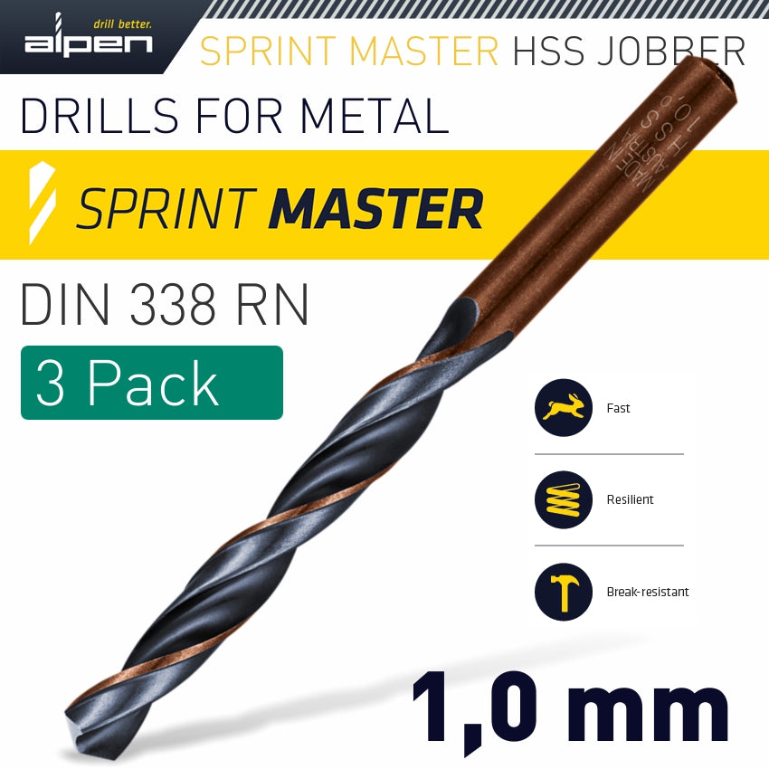alpen-hss-sprint-master--1.0-mm-x3-sleeved-din338-alpen-drill-bit-alp6180010-1
