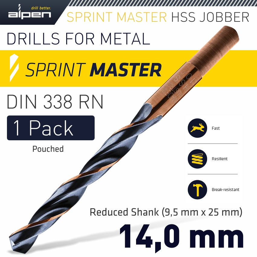 alpen-hss-sprint-master-14.0mm-red-shank-9.5mm-x1-sleeved-din338-alpen-drill-alp6400140-1