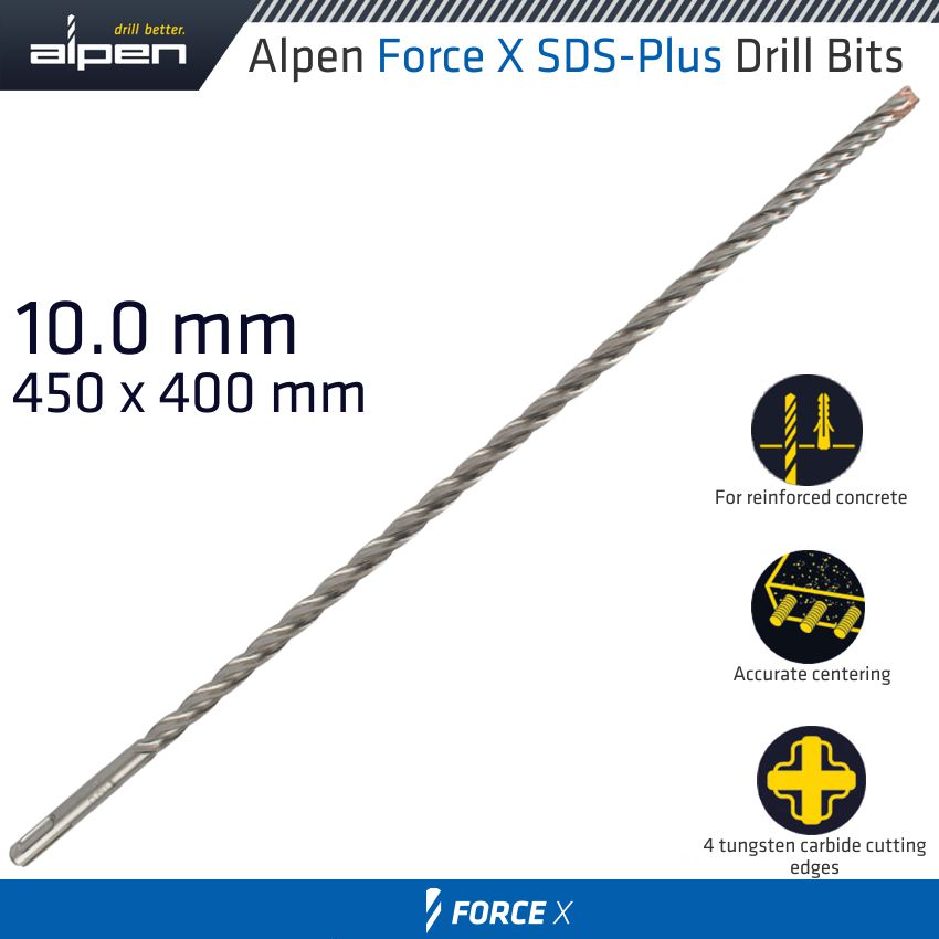 alpen-force-x-10.0-x-450/400--sds-plus-drill-bit-x4-cutting-edges-alp875010-1