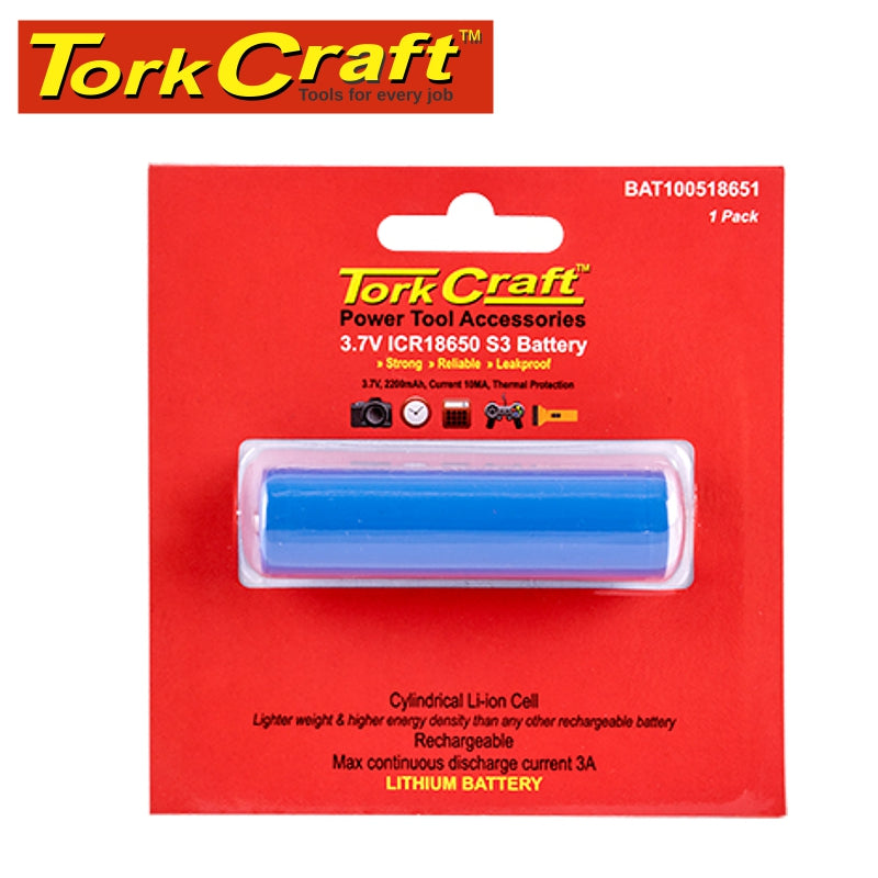 tork-craft-battery-18650-lithium-2200mah-rechargeale-carded-1pc-bat100518651-1