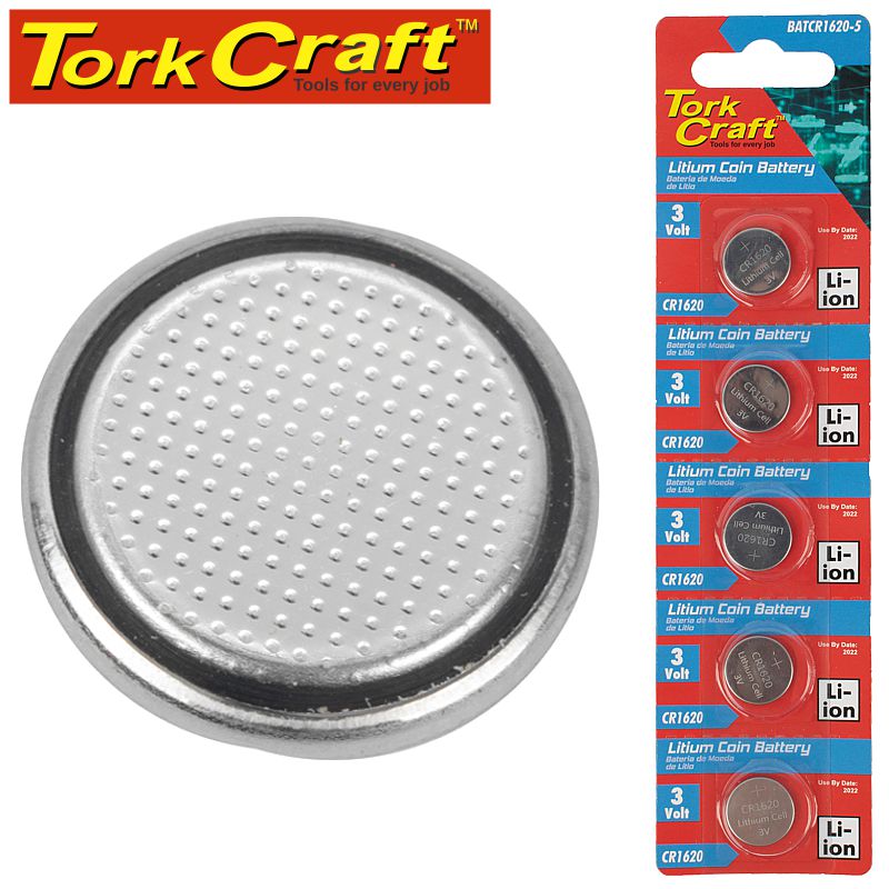 tork-craft-battery-coin-cr1620-3v-lithium-x5-pack-(moq-20)-batcr1620-5-1