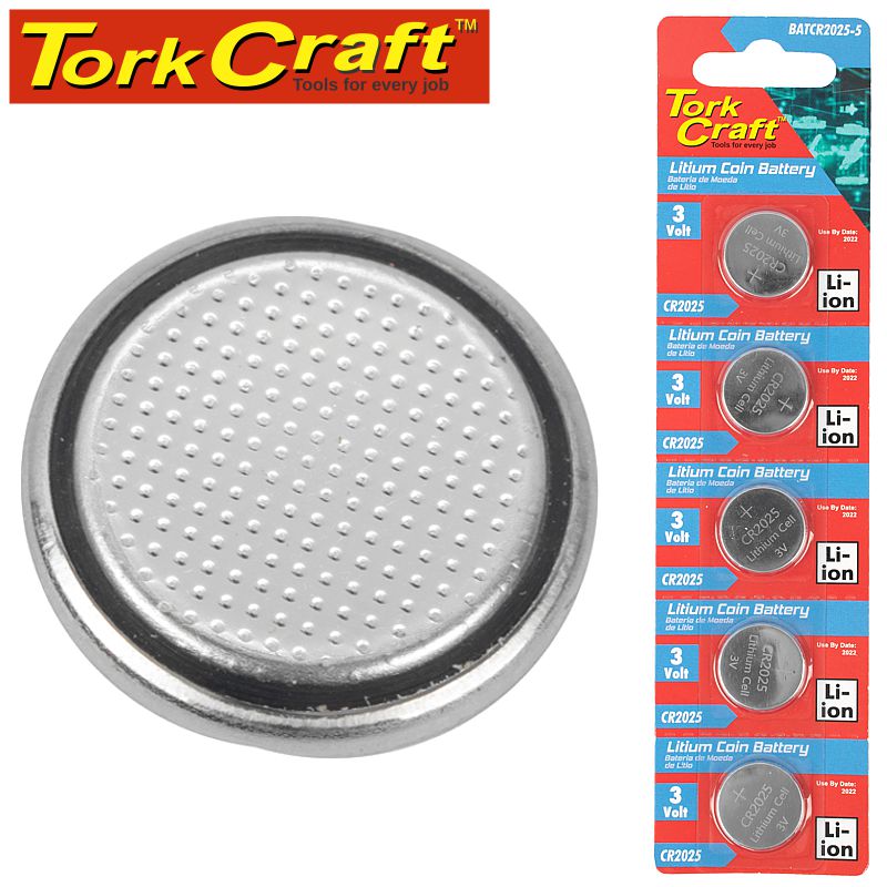 tork-craft-battery-coin-cr2025-3v-lithium-x5-pack-(moq-20)-batcr2025-5-2