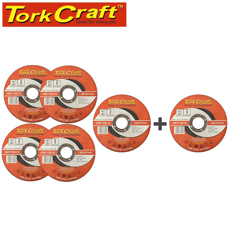 tork-craft-5-+-1-free-cutting-disc-steel-115-x-1.0-x-22.2mm-combo-103-1