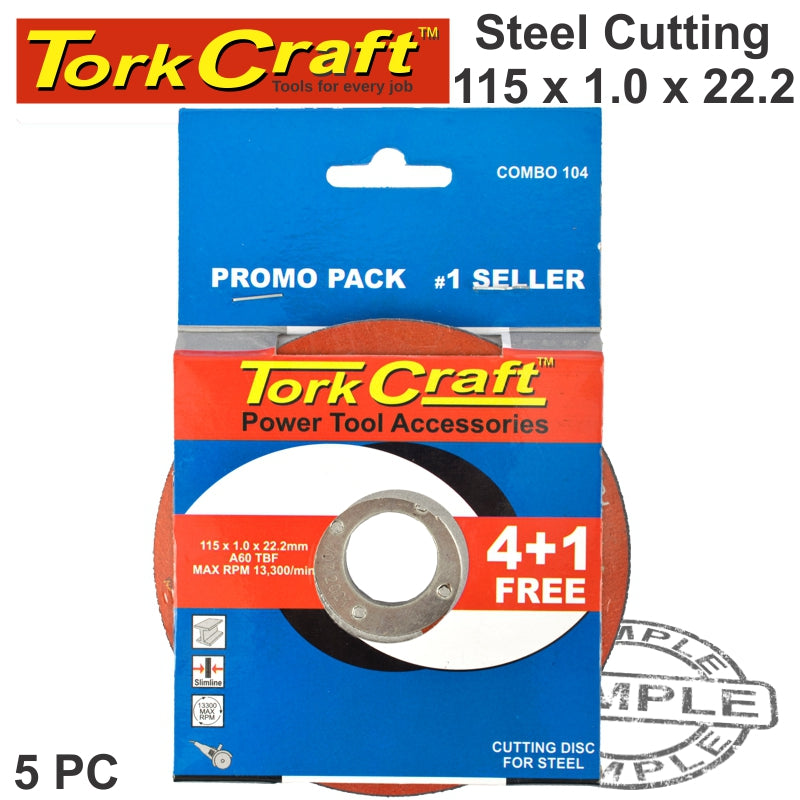 tork-craft-4-+-1-free-cutting-disc-steel-115-x-1.0-x-22.2mm-combo-104-1