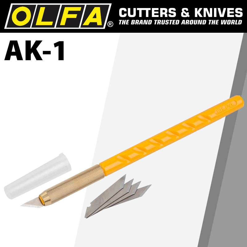 olfa-olfa-cutter-model-ak-1-art-knife-x25-spare-blades-ctr-ak1-2