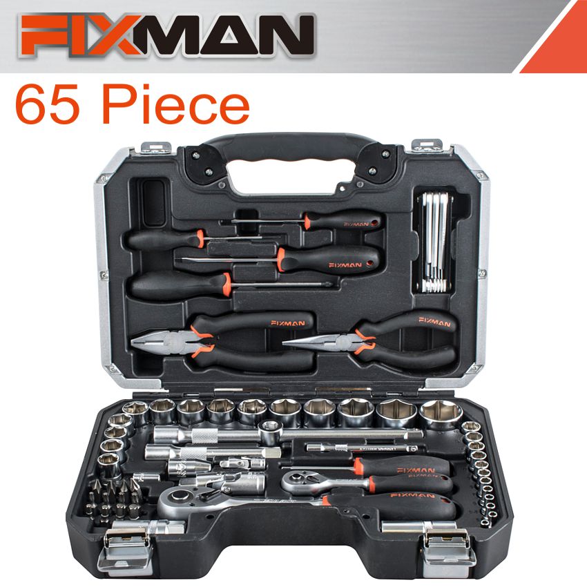 fixman-fixman-65-piece-1/4'-&-1/2'-drive-socket-tool-set-fix-f1bt65-1