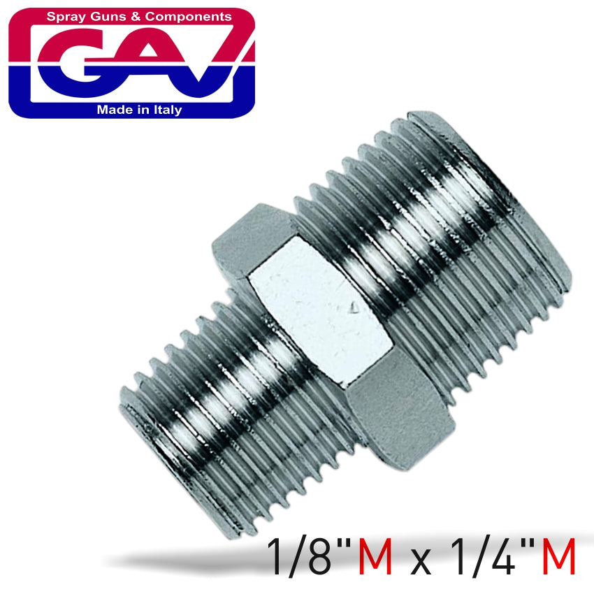 gav-taper-reducer-nipple-1/8-x-1/4-m/m-gav1220-1-1