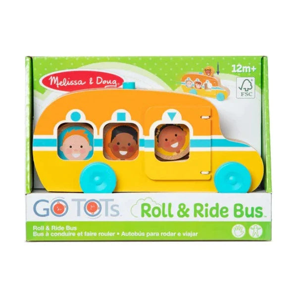 Melissa & Doug Go Tots Roll & Ride Bus (Pre-Order)