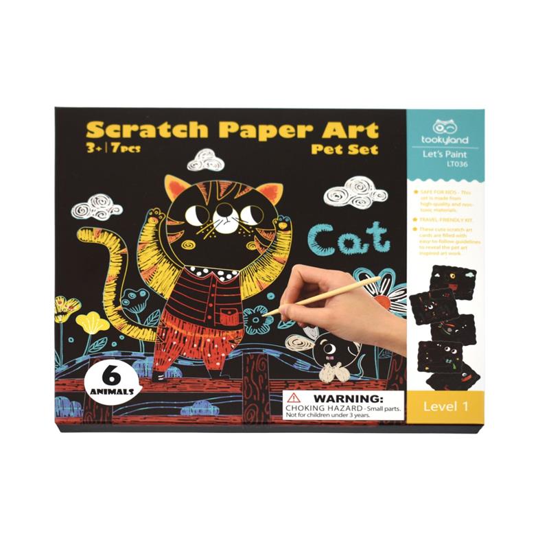 image-SA-LOT-TookyToy-Scratch-Paper-Art-Pet-Set_TOOKY-LT036