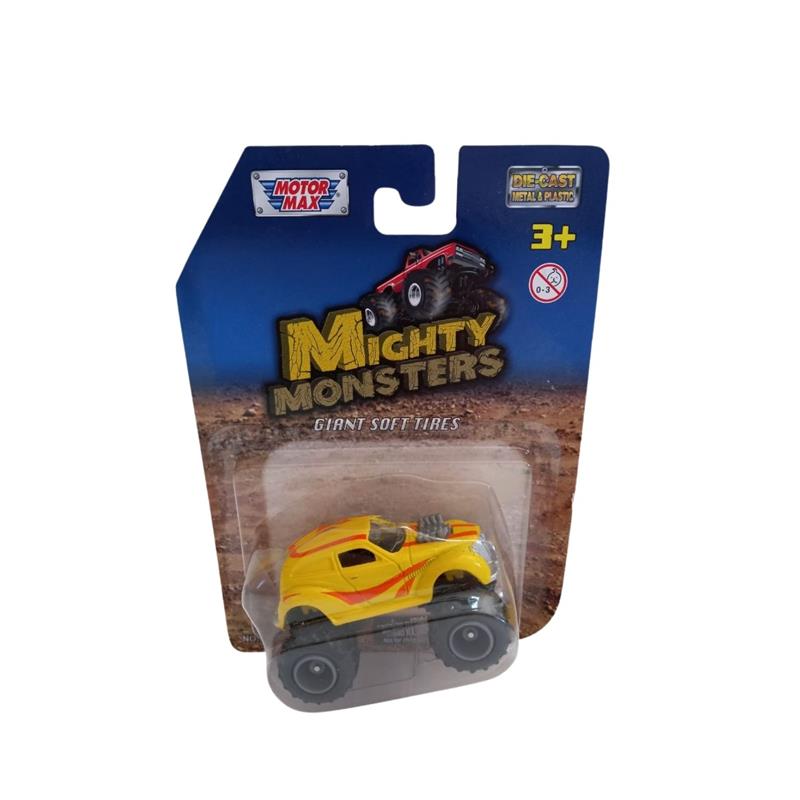 image-SA-LOT-Motormax-Mighty-Monsters-3"-Monster-Vehicles-Yellow-with-Orange-decal_MOT-76190-B