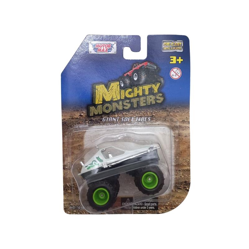 image-SA-LOT-Motormax-Mighty-Monsters-3"-Monster-Vehicles-White-with-Green-Decals_MOT-76190-G