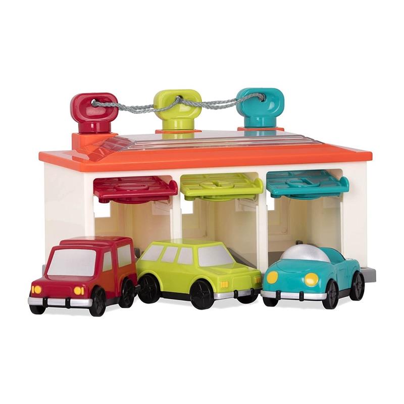 image-SA-LOT-Battat-3-Car-Garage-?-Shape-Sorting-Toy-Garage-With-Keys_BT2633Z