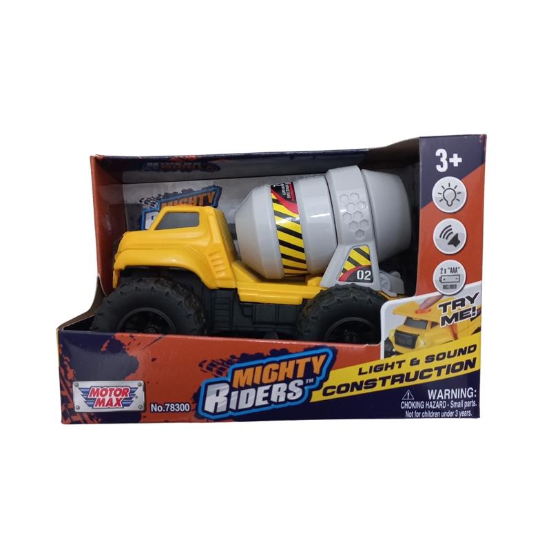 image-SA-LOT-Motormax-Mighty-Riders	5"-Light-&-Sound-Construction-Vehicle-Concrete-Mixer_MOT-78300-A