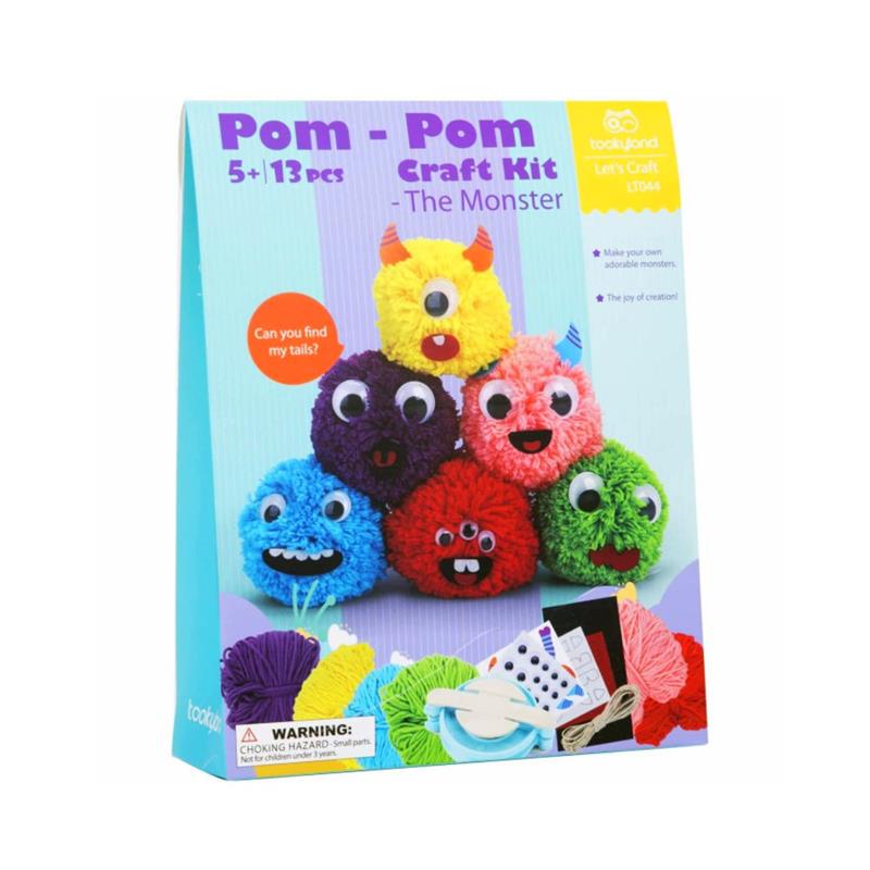 image-SA-LOT-TookyToy-Pom-Pom-Craft-Kit-The-Monster_TOOKY-LT044