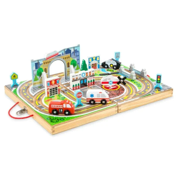 Melissa & Doug Take Along Vehicle Set - Town (Pre-Order)