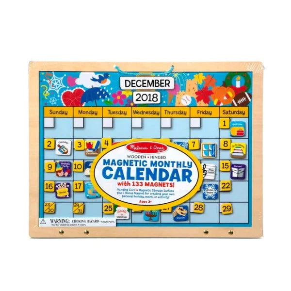 Melissa & Doug Monthly Magnetic Calendar (Pre-Order)