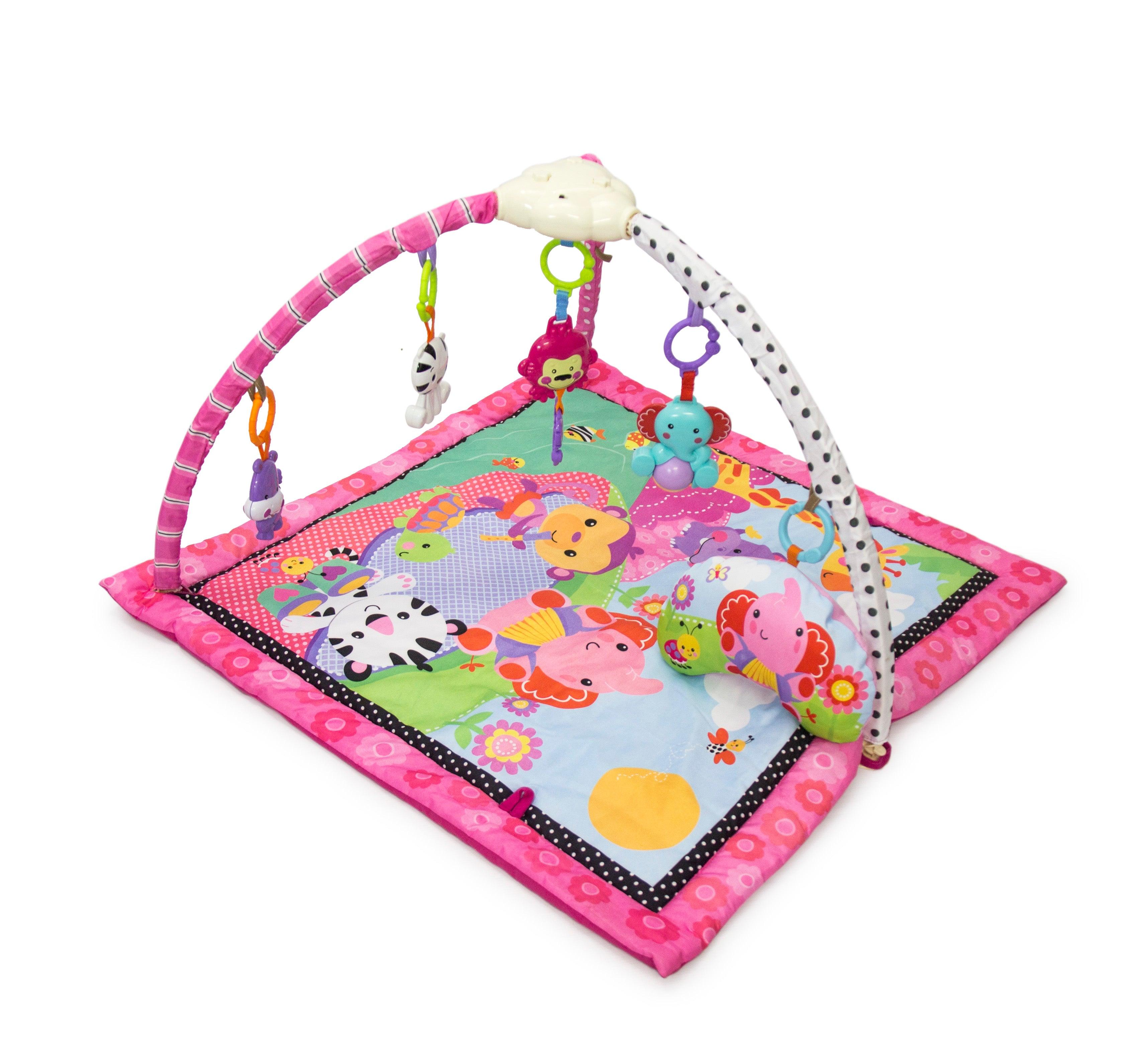 Nuovo Deluxe Pink Baby Play Mat - 4aKid
