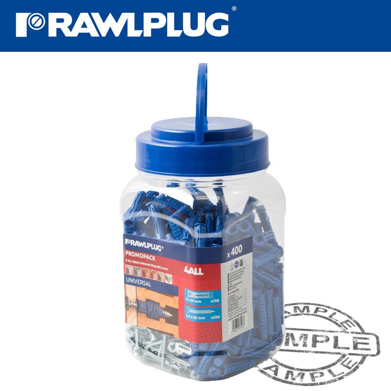 rawlplug-universal-nylon-plug-x8mmx40mm-with-screws-x400-per-jar-raw-r-c1-4all08plus-1