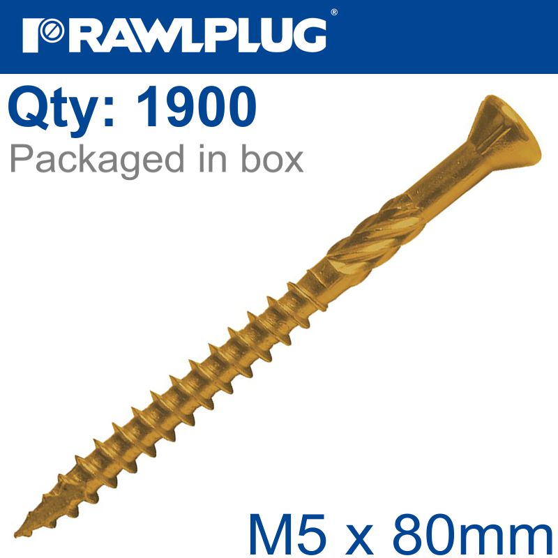 rawlplug-r-dsx-decking--screws-m5-x-80x48-ginger-ruspert-x1900-box-raw-r-dsxm-5080-1