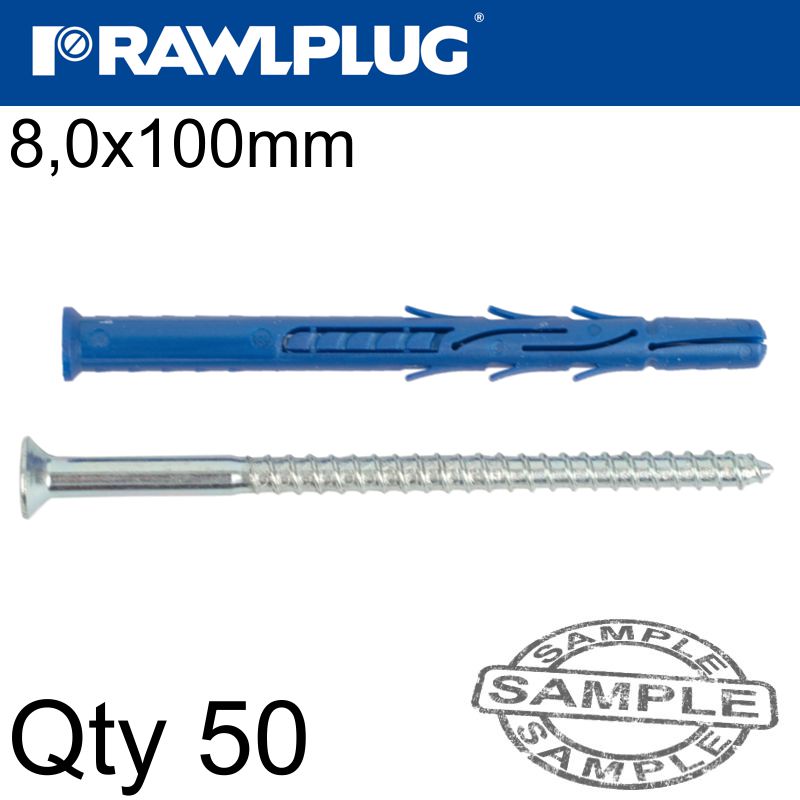 rawlplug-nyl-frame-fixing-zp-+-csk-screw-8.0mmx100mm-x50--box-raw-r-ff1-n-08l100-2