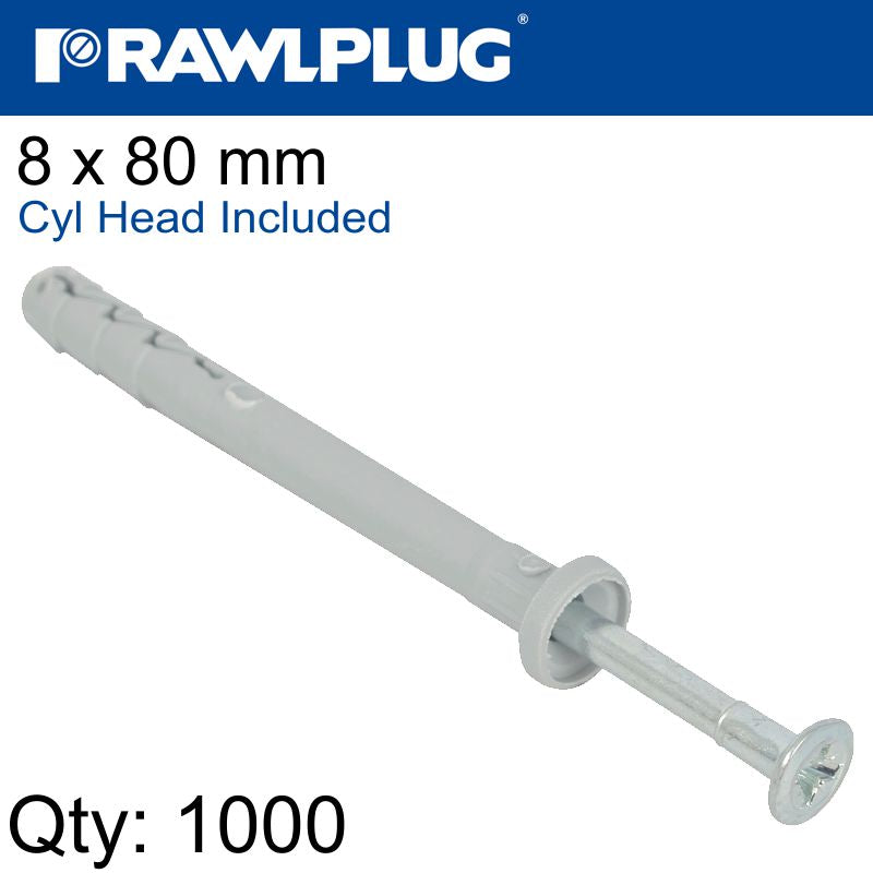 rawlplug-nyl-nail-in-fixing-8x80mm+-cyl-head-x1000-per-box-raw-r-fx-n-08c080-m-1