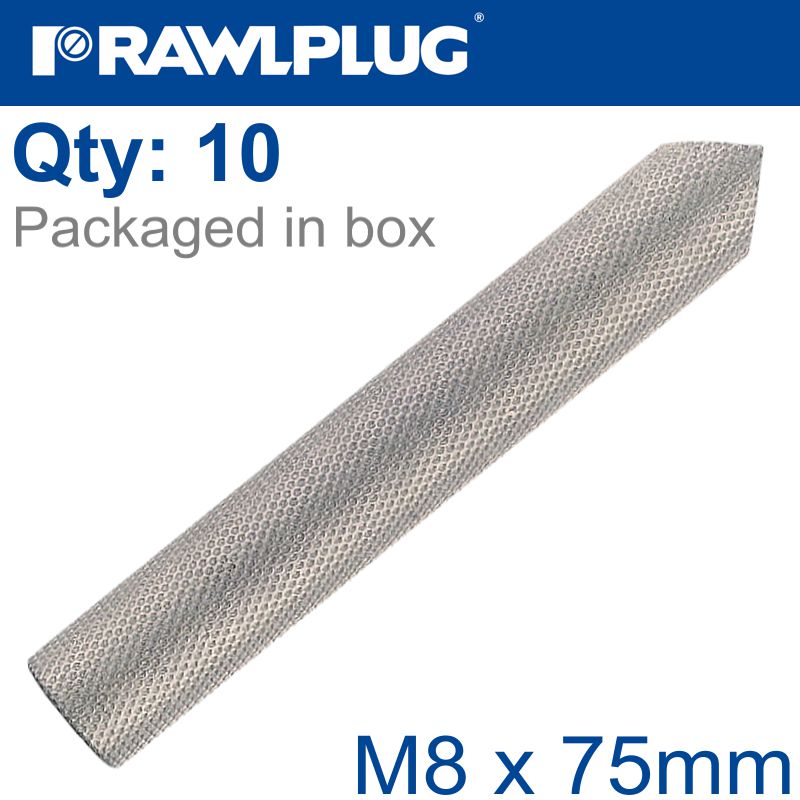 rawlplug-internaly-threaded-sockets-m8x75-zinc-plated,-class-5.8-box-of-10-raw-r-its-z-08075-1