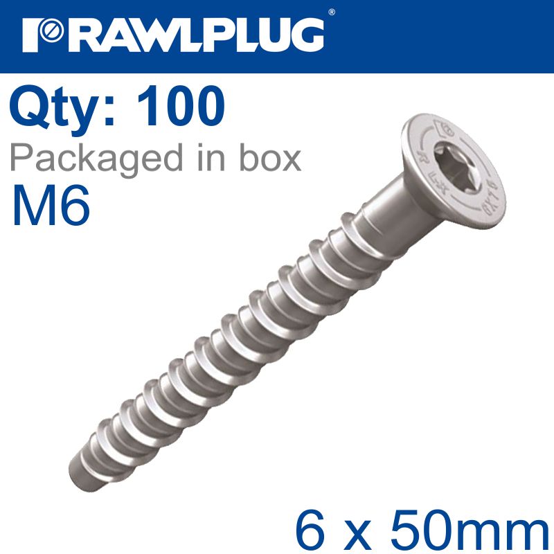 rawlplug-concrete-screwbolt-6x50mm-csk-head-galv-box-of-100-raw-r-lx-06x050-cs-zp-1