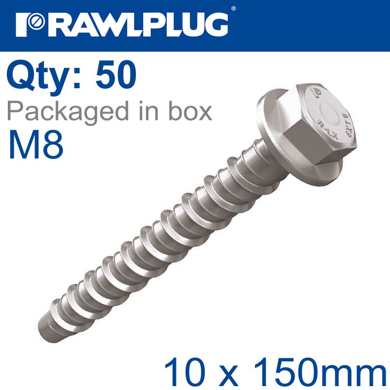 rawlplug-concrete-screwbolt-m8-10x150mm-hex-head-with-flange-galv-box-of-50-raw-r-lx-08x150-hf-zp-1