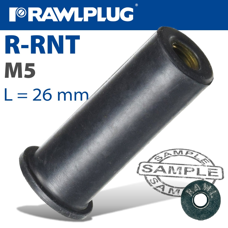 rawlplug-rawlnut-m5x26.1mm-x50-box-raw-r-rnt-m5-26-1