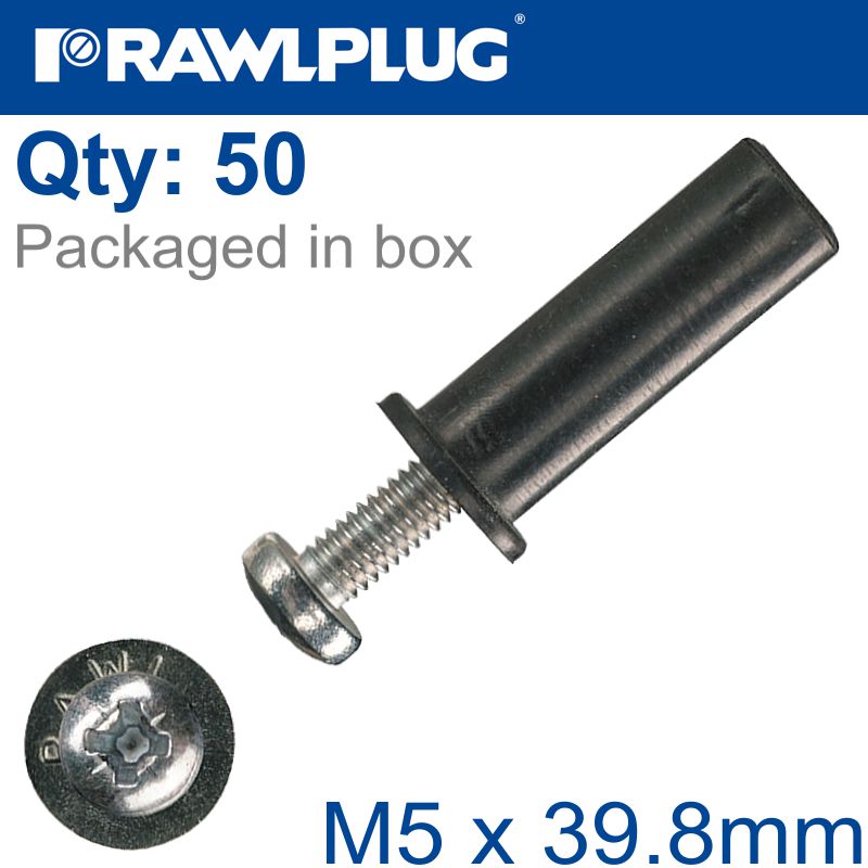 rawlplug-rawlnut+screw-m5x39.8mm-x50-box-raw-r-rnt-m5x40-50-1