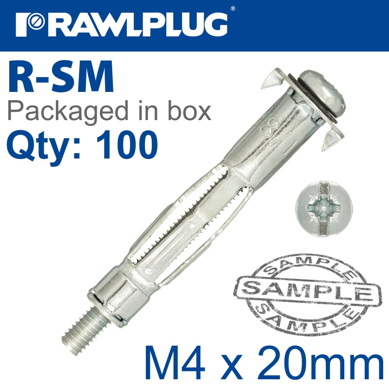 rawlplug-interset-fixing-for-drywall-m4x20mm-x100-box-8mm-drill-raw-r-sm-04020-1