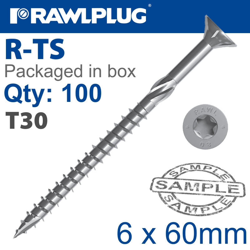 rawlplug-torx-t30-chipboard-screw-6.0x60mm-x100-box-raw-r-ts-6060-1