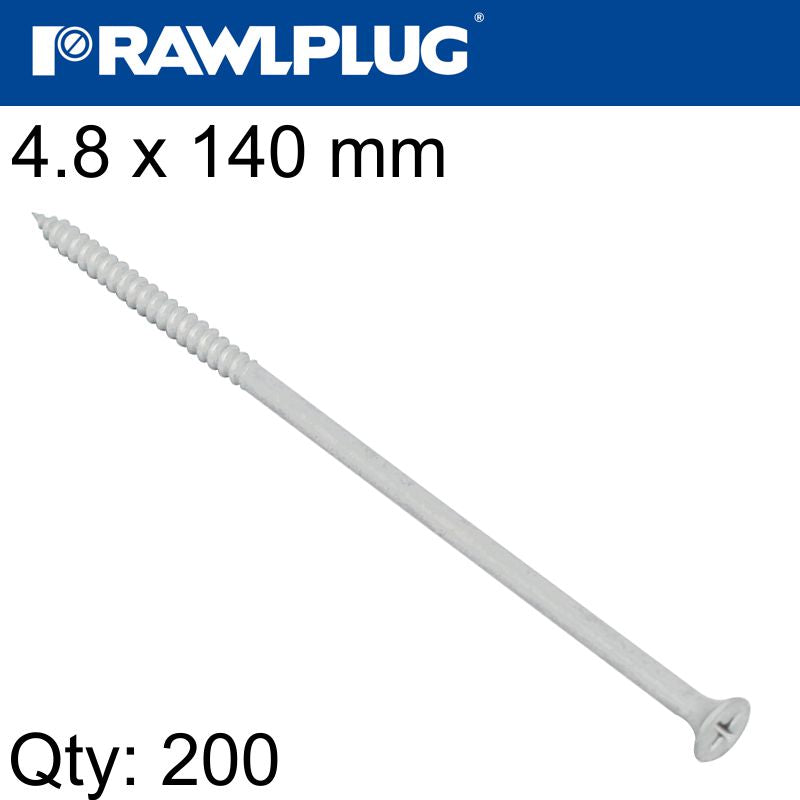 rawlplug-screw-4.8x140mm-ph2-zinc-flake-x200-box-raw-r-wo-48140-ph2-1