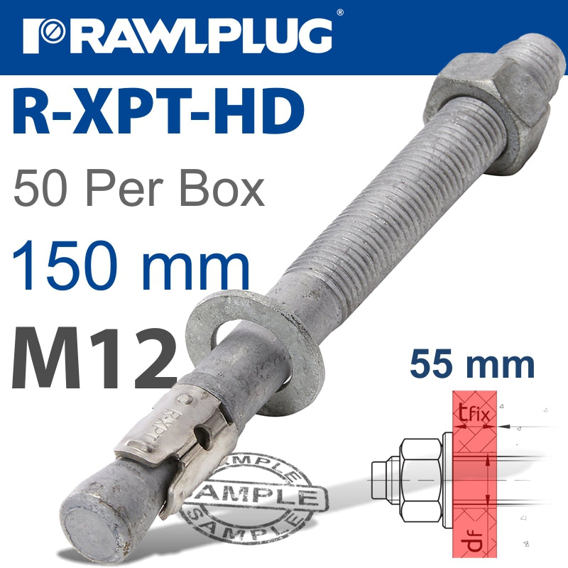 rawlplug-r-xpt-hot-dip-galvanized-throughbolts-m12x150mm-x50-per-box-raw-r-xpt-hd-12150-55-1