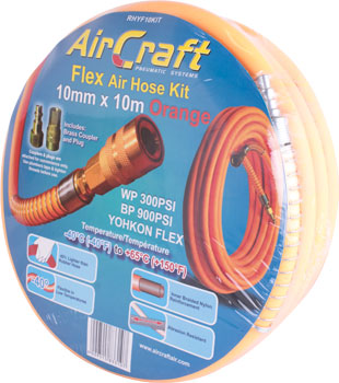 aircraft-flex-air-hose-kit-10mm-x-10m-orange--w/quick-coupler-&-connector-yohko-rhyf10kit-1