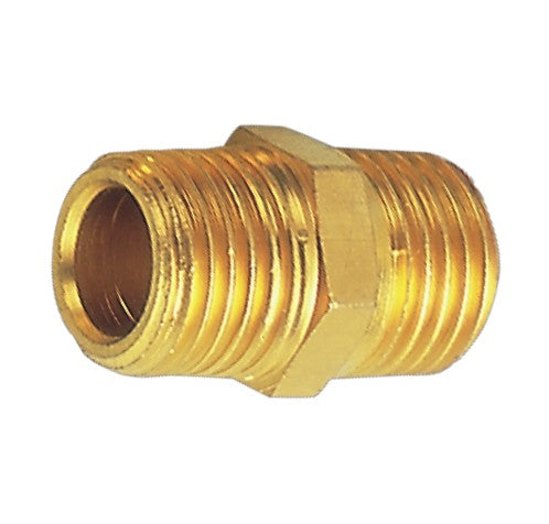 aircraft-nipple-brass-3/8x3/8-m/m-sb1207-1