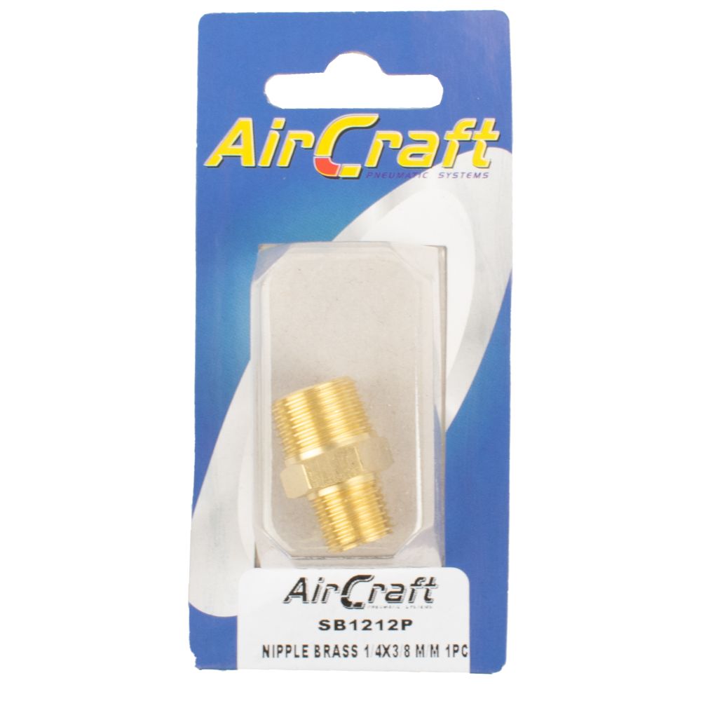 aircraft-nipple-brass-1/4x3/8-m/m-1pc-pack-sb1212p-1