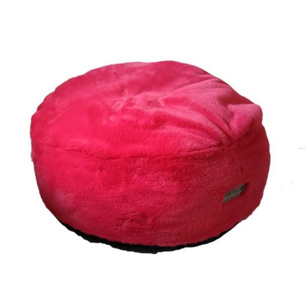 Small Pet Calming Plush Round Fleece Bed