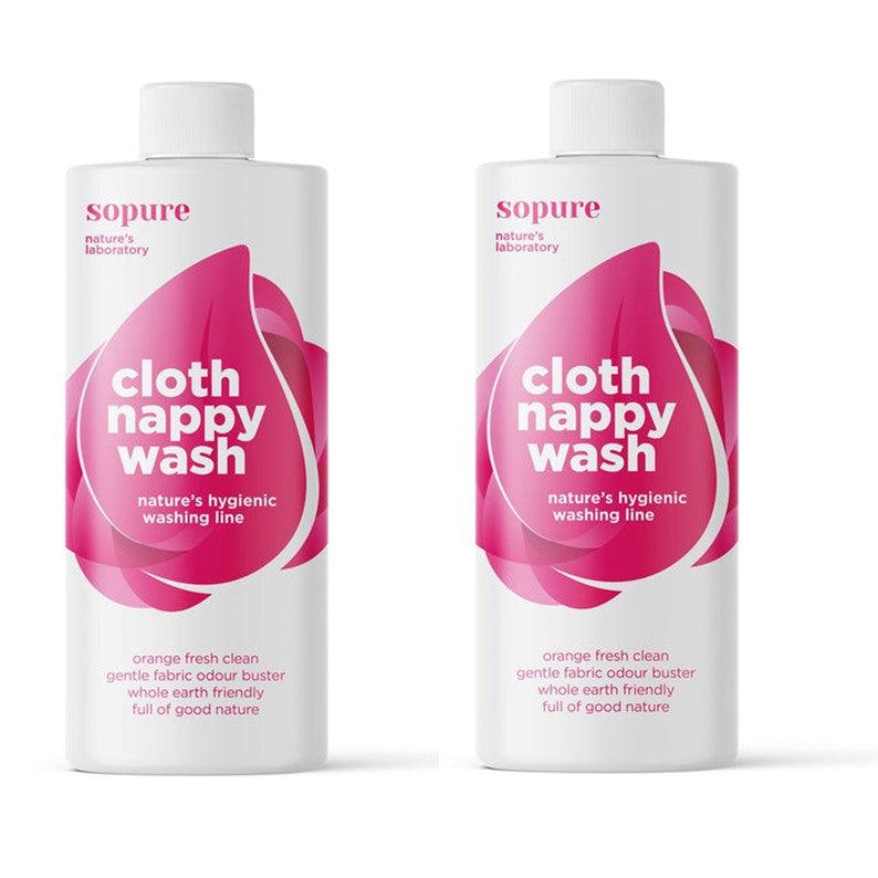 SoPure SoPure Cloth Nappy Wash 1 Litre (2 PACK) - 4aKid