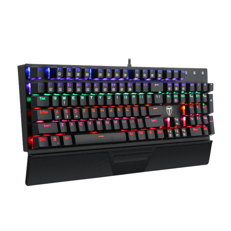 t-dagger-destroyer-104-key|wrist-guard|rainbow-backlit-gaming-mechanical-keyboard---black-3-image