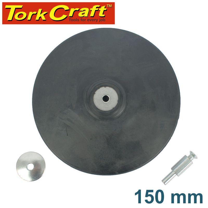 tork-craft-backing-pad-rubber-150mm-w/arbor-tcbp150c-1