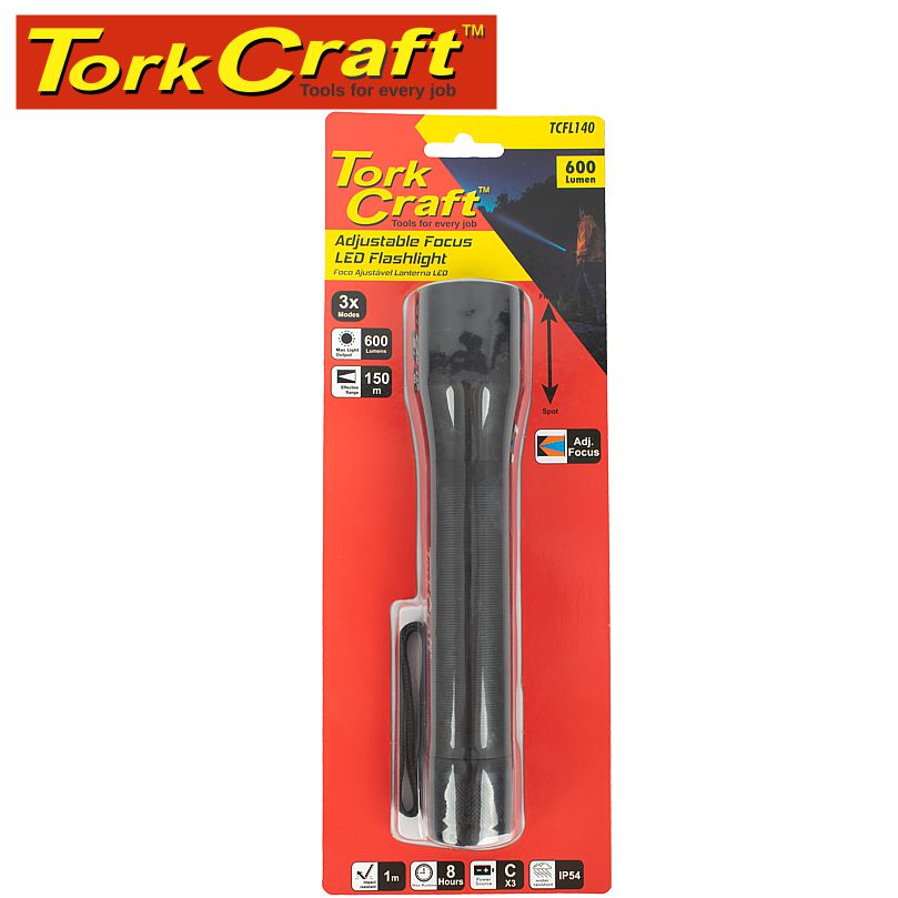 tork-craft-torch-led-alum-focus-adj-600lm-blk-use-3-x-c-cell-bat-3-mode-flash-lig-tcfl140-1