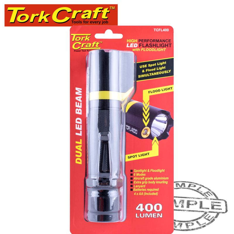 tork-craft-torch-led-alum.-dual-beam-floodlight-400lm-blk-use-4x-aa-batteries-tcfl400-2