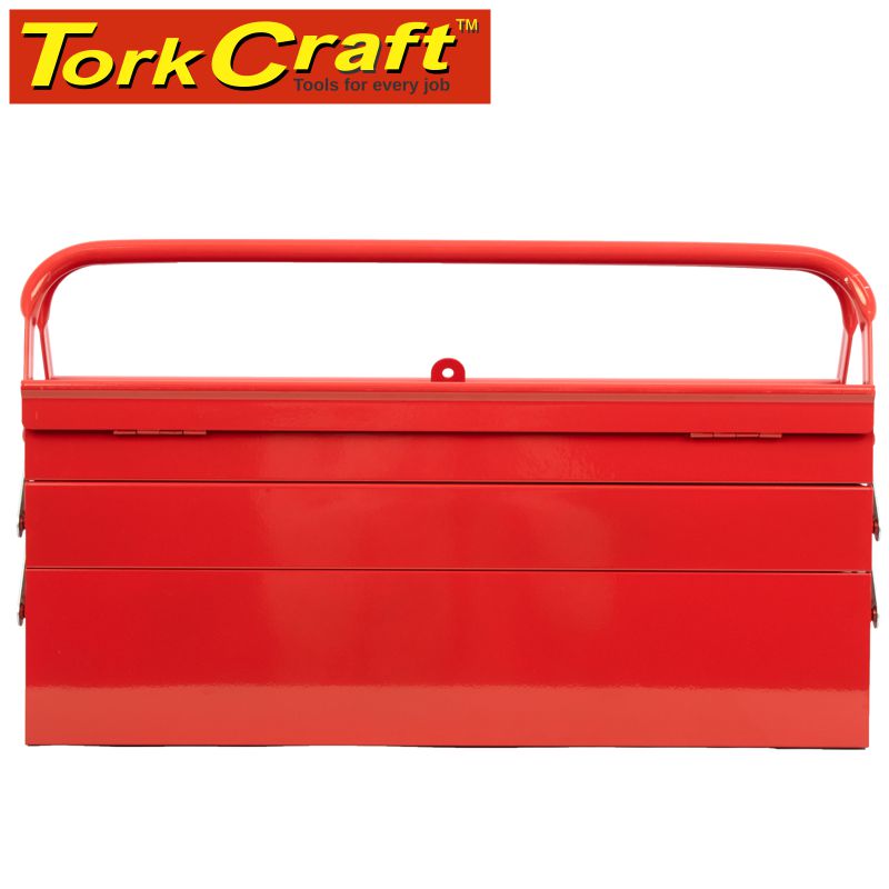 TORK CRAFT CANTILEVER TOOL BOX EMPTY 5 TRAY 468 X 218 X 203MM TCTB001