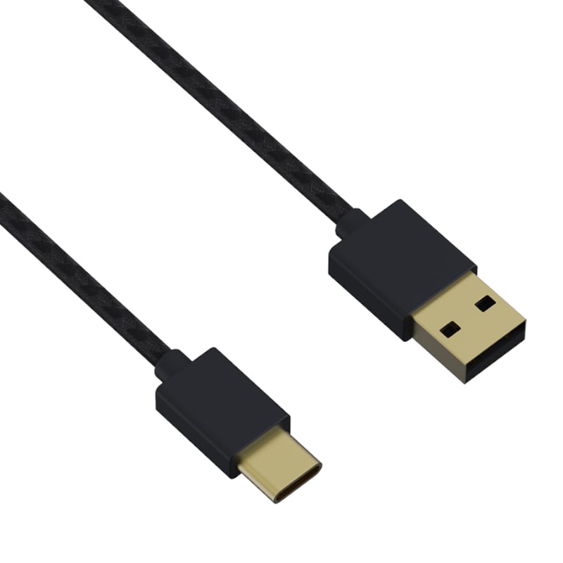 sparkfox-xbox-series-x-braided-usb-a-to-type-c-charge-and-play-cable---black-3-image