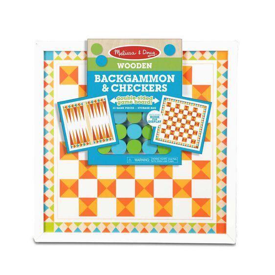 Melissa & Doug - Backgammon & Checkers (Pre-Order)